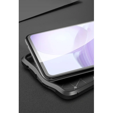Mey İthalat®   Pocophone X3 Kılıf Auto Focus Kapak - Kırmızı