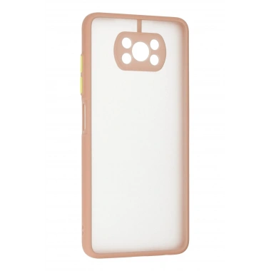 Mey İthalat®   Pocophone X3 Kılıf Montreal Silikon Kapak - Pembe