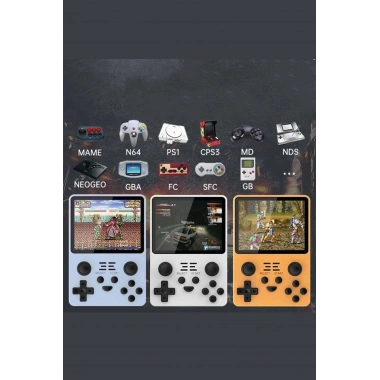 Mey İthalat® POWKIDDY RGB20S 64GB Retro Gamepad - Beyaz