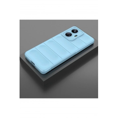 Mey İthalat®  Realme 10 Pro 5G Kılıf Optimum Silikon - Sky Blue
