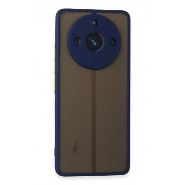 Mey İthalat®  Realme 11 Pro Kılıf Montreal Silikon Kapak - Lacivert