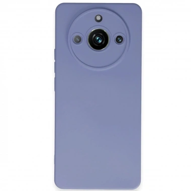 Mey İthalat®  Realme 11 Pro Kılıf Nano içi Kadife Silikon - Lila