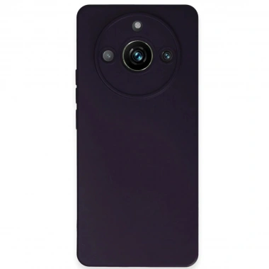 Mey İthalat®  Realme 11 Pro Kılıf Nano içi Kadife Silikon - Mor
