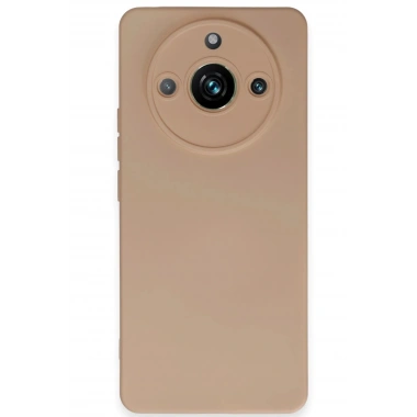 Mey İthalat®  Realme 11 Pro Kılıf Nano içi Kadife Silikon - Pudra