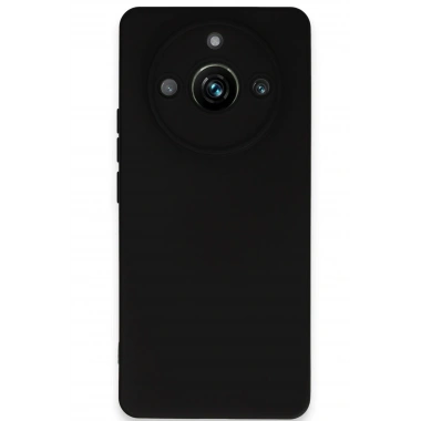 Mey İthalat®  Realme 11 Pro Kılıf Nano içi Kadife Silikon - Siyah