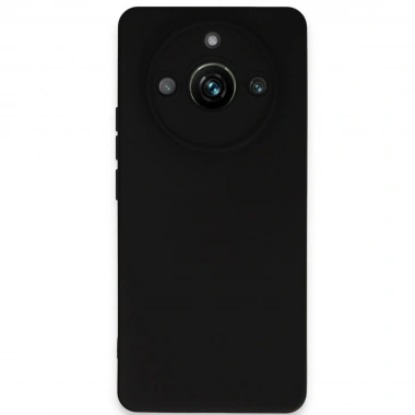 Mey İthalat®  Realme 11 Pro Kılıf Nano içi Kadife Silikon - Siyah