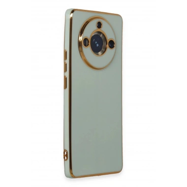 Mey İthalat®  Realme 11 Pro Kılıf Volet Silikon - Açık Yeşil
