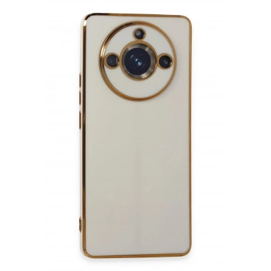 Mey İthalat®  Realme 11 Pro Kılıf Volet Silikon - Beyaz