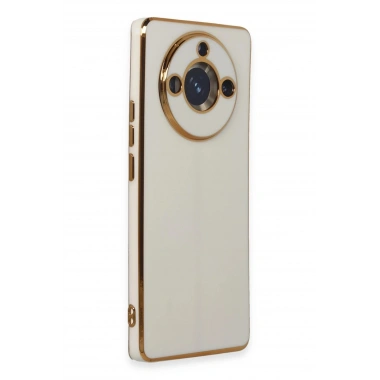 Mey İthalat®  Realme 11 Pro Kılıf Volet Silikon - Beyaz
