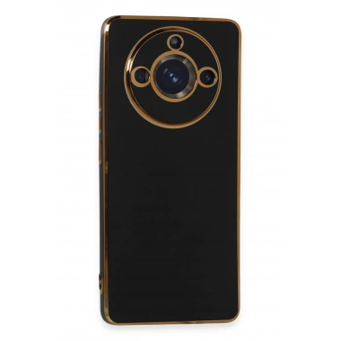 Mey İthalat®  Realme 11 Pro Kılıf Volet Silikon - Siyah