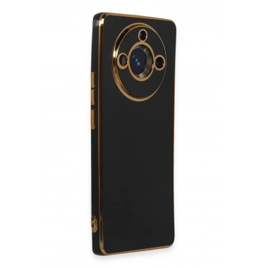 Mey İthalat®  Realme 11 Pro Kılıf Volet Silikon - Siyah