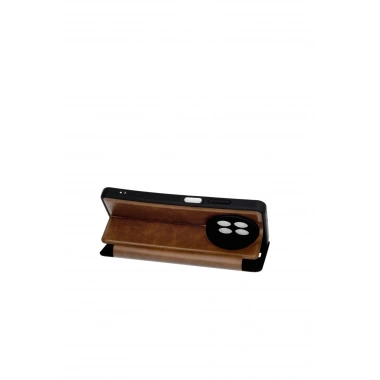 Mey İthalat®  Realme 12 5G Kılıf Flip Cover - Taba