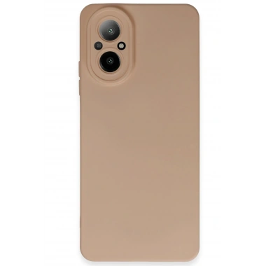 Mey İthalat®  Realme 12 Lite Kılıf Nano içi Kadife Silikon - Pudra