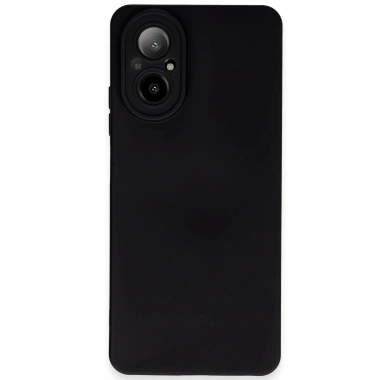Mey İthalat®  Realme 12 Lite Kılıf Nano içi Kadife Silikon - Siyah