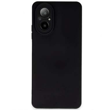 Mey İthalat®  Realme 12 Lite Kılıf Nano içi Kadife Silikon - Siyah