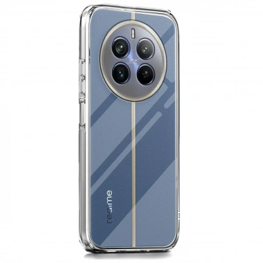 Mey İthalat®  Realme 12 Pro Plus Kılıf Lüx Şeffaf Silikon