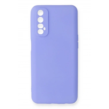 Mey İthalat®  Realme 7 Kılıf First Silikon - Lila