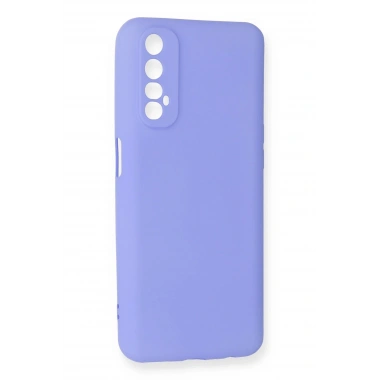 Mey İthalat®  Realme 7 Kılıf First Silikon - Lila