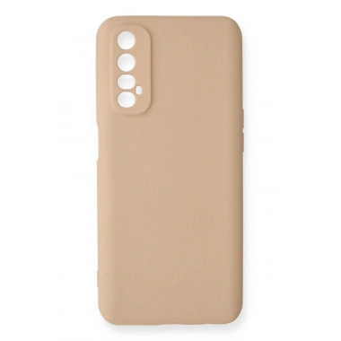 Mey İthalat®  Realme 7 Kılıf Nano içi Kadife Silikon - Pudra
