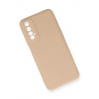 Mey İthalat®  Realme 7 Kılıf Nano içi Kadife Silikon - Pudra