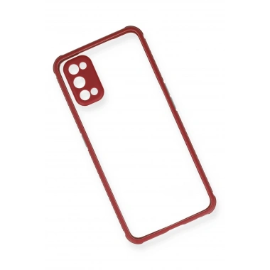 Mey İthalat® Realme 7 Pro Kılıf Miami Şeffaf Silikon - Fuşya