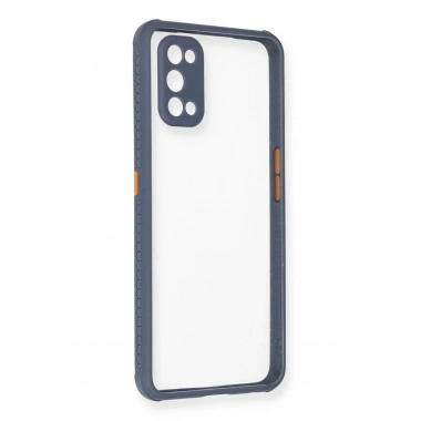 Mey İthalat® Realme 7 Pro Kılıf Miami Şeffaf Silikon - Gri
