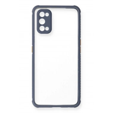 Mey İthalat® Realme 7 Pro Kılıf Miami Şeffaf Silikon - Gri