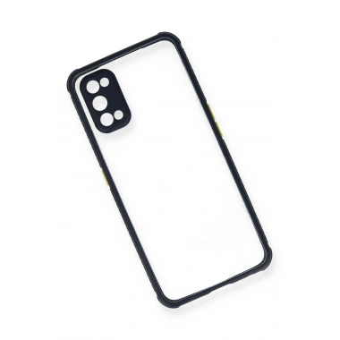 Mey İthalat® Realme 7 Pro Kılıf Miami Şeffaf Silikon - Lacivert