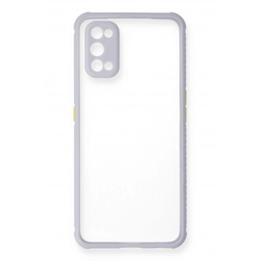Mey İthalat® Realme 7 Pro Kılıf Miami Şeffaf Silikon - Lila