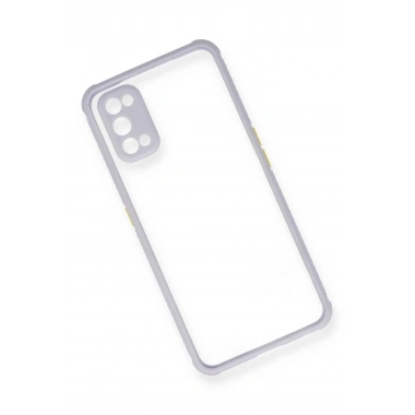 Mey İthalat® Realme 7 Pro Kılıf Miami Şeffaf Silikon - Lila