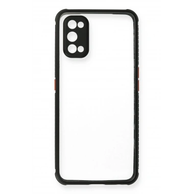 Mey İthalat®  Realme 7 Pro Kılıf Miami Şeffaf Silikon - Siyah