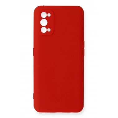 Mey İthalat®  Realme 7 Pro Kılıf Nano içi Kadife Silikon - Kırmızı