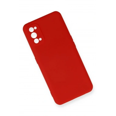Mey İthalat®  Realme 7 Pro Kılıf Nano içi Kadife Silikon - Kırmızı