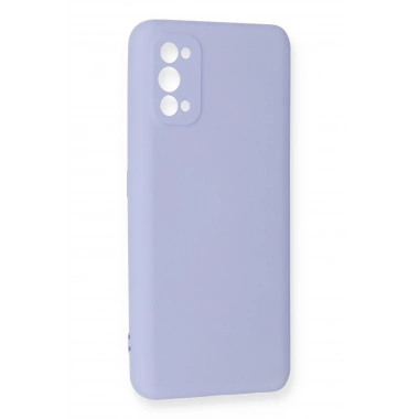 Mey İthalat®  Realme 7 Pro Kılıf Nano içi Kadife Silikon - Lila