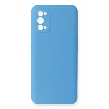 Mey İthalat®  Realme 7 Pro Kılıf Nano içi Kadife Silikon - Mavi
