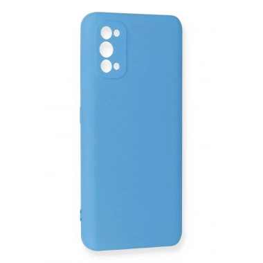 Mey İthalat®  Realme 7 Pro Kılıf Nano içi Kadife Silikon - Mavi