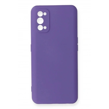 Mey İthalat®  Realme 7 Pro Kılıf Nano içi Kadife Silikon - Mor