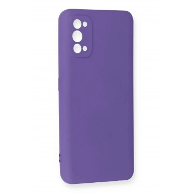 Mey İthalat®  Realme 7 Pro Kılıf Nano içi Kadife Silikon - Mor