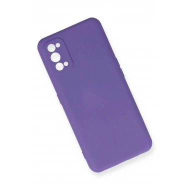 Mey İthalat®  Realme 7 Pro Kılıf Nano içi Kadife Silikon - Mor