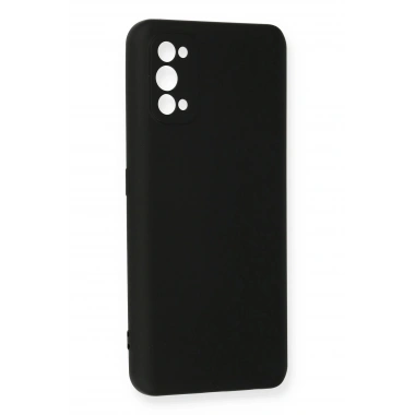 Mey İthalat®  Realme 7 Pro Kılıf Nano içi Kadife Silikon - Siyah