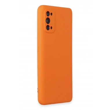 Mey İthalat®  Realme 7 Pro Kılıf Nano içi Kadife Silikon - Turuncu