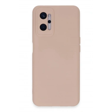 Mey İthalat®  Realme 9i 4G Kılıf Nano içi Kadife Silikon - Pudra
