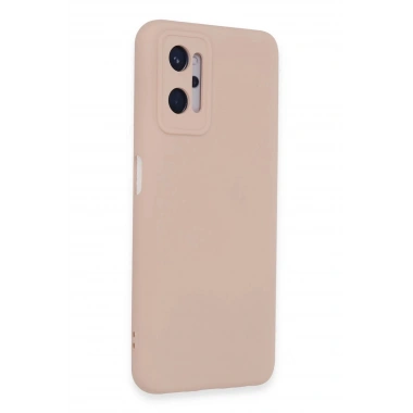 Mey İthalat®  Realme 9i 4G Kılıf Nano içi Kadife Silikon - Pudra