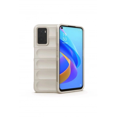 Mey İthalat®  Realme 9i 4G Kılıf Optimum Silikon - Krem