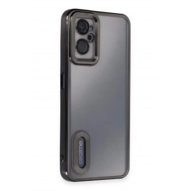 Mey İthalat®  Realme 9i 4G Kılıf Slot Silikon - Siyah