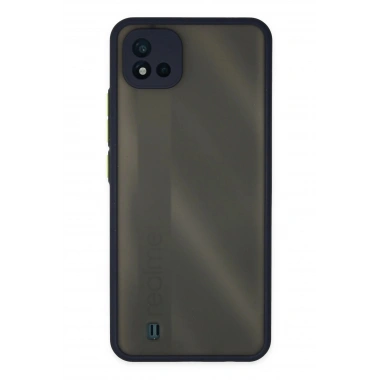 Mey İthalat®  Realme C11 2021 Kılıf Montreal Silikon Kapak - Lacivert