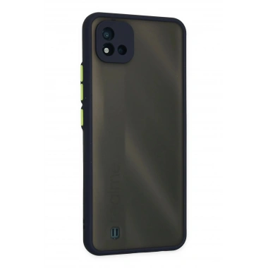 Mey İthalat®  Realme C11 2021 Kılıf Montreal Silikon Kapak - Lacivert