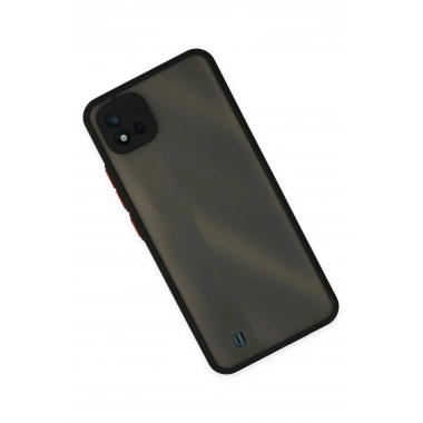 Mey İthalat®  Realme C11 2021 Kılıf Montreal Silikon Kapak - Siyah