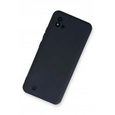 Mey İthalat®  Realme C11 2021 Kılıf Nano içi Kadife Silikon - Lacivert