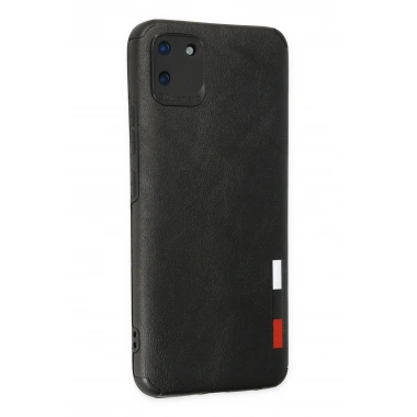 Mey İthalat® Realme C11 Kılıf Loop Deri Silikon - Siyah